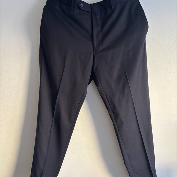 $1700 Samuelsohn Harry Rosen Dark Navy Wool Suit -42. Pants 36-37 - Picture 12 of 16